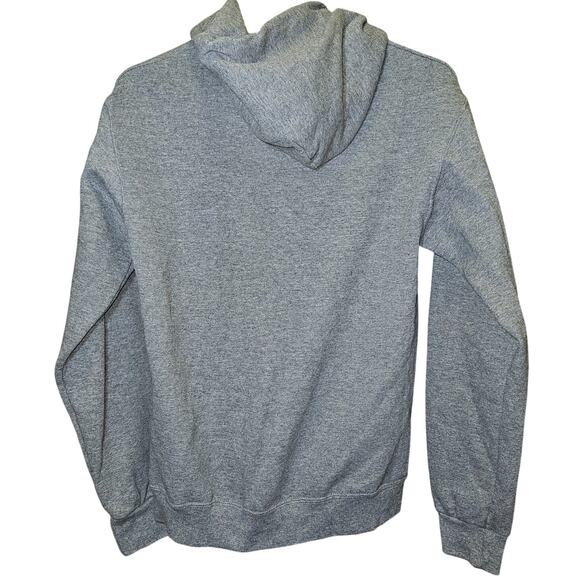 Corona Hoodie Men's Small Heather Gray Beer Cerveza Graphic Logo Casual Pullover - Picture 4 of 7